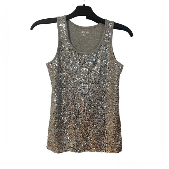 Girl’s Sparkly Gray Tank Top (L) - Picture 1 of 4